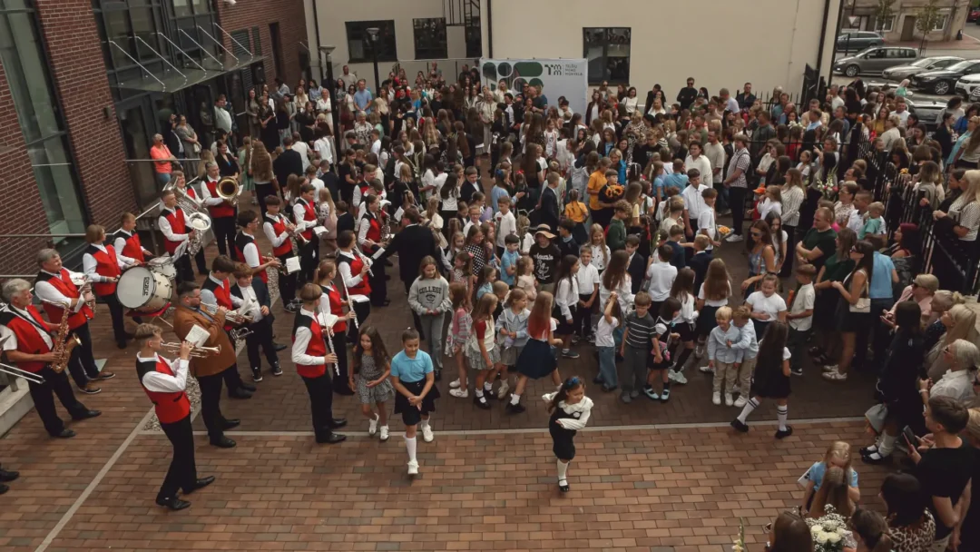 2025 mokslo metų pradžios šventės akimirka