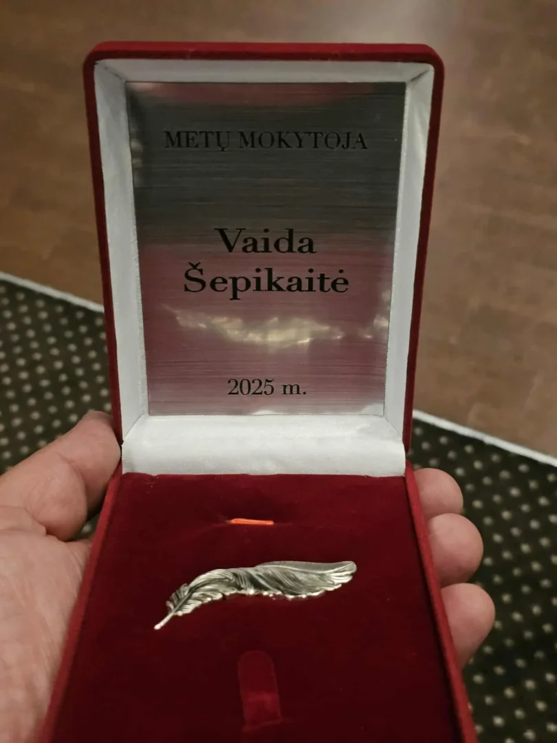 Vaida Šepikaitė metų mokytoja (1)